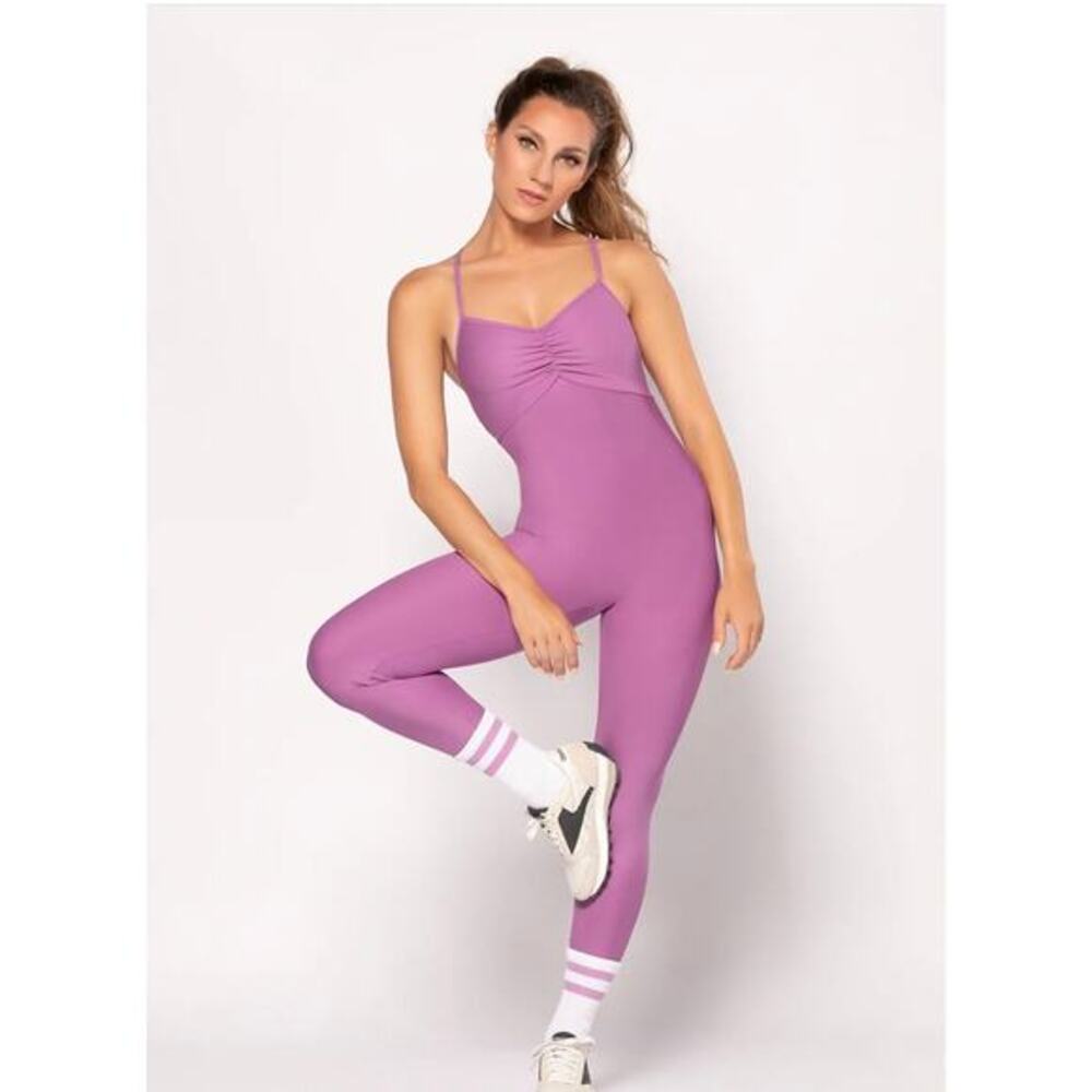 Elevé Mackenzie unitard purple Small